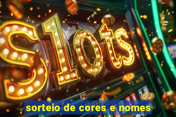 sorteio de cores e nomes